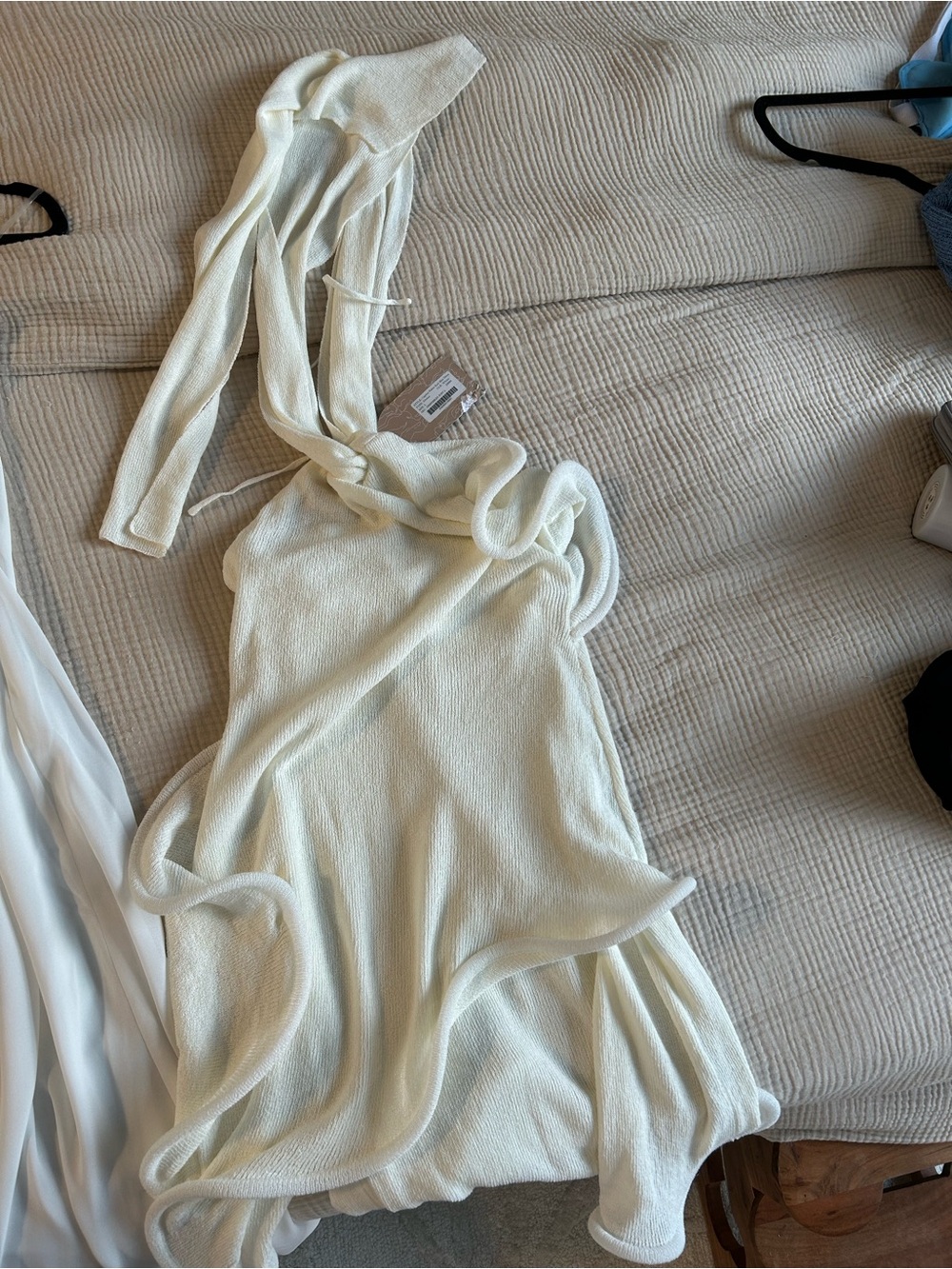 MESHKI Caprice Halter Knit Mini Dress - Picture 4 of 6